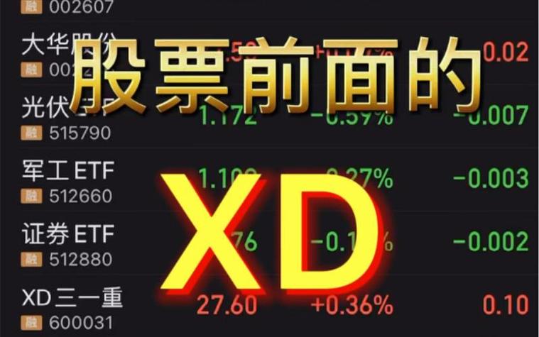 股票里xd是什么意思啊_股票xd表示什么_股票xd是怎么回事