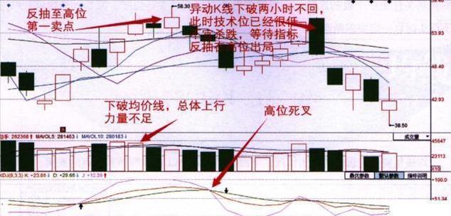 股票k线图中看黄金交叉买入点_5日均线短线操作技巧_5日10日均线组合短线系统