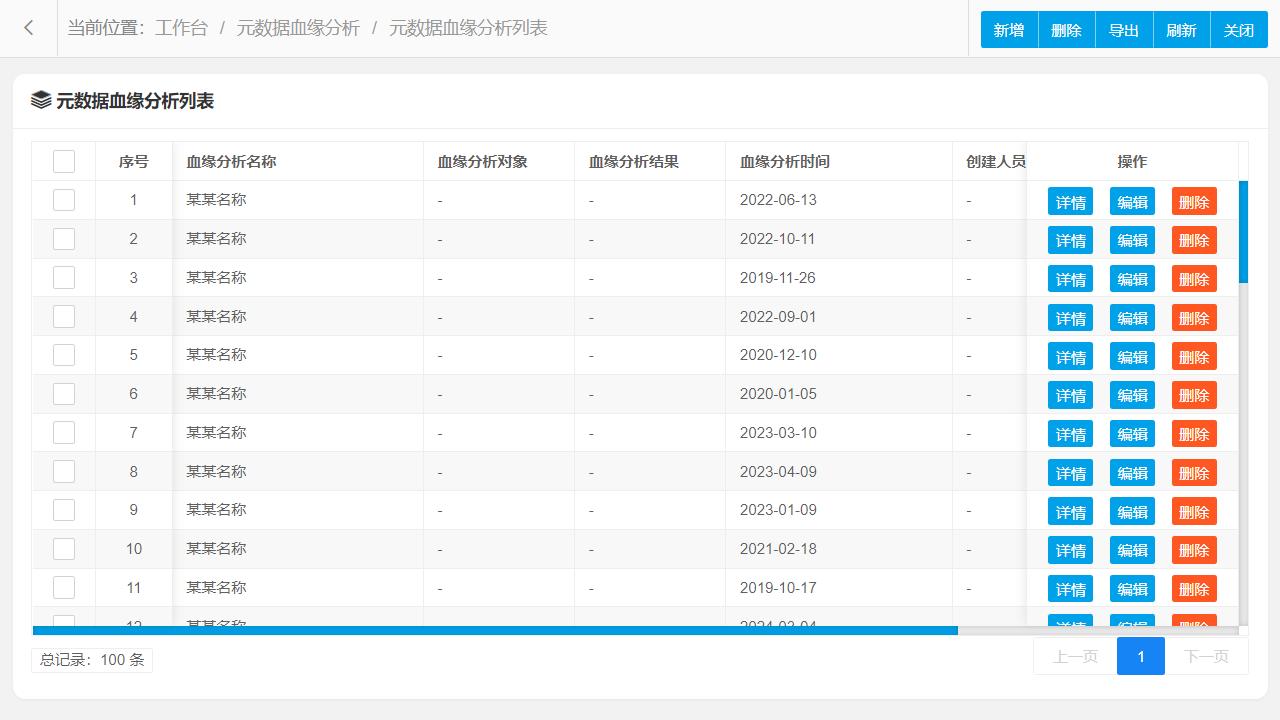 大数据 元数据管理_企业级数据分析软件_元数据智慧管理系统开发