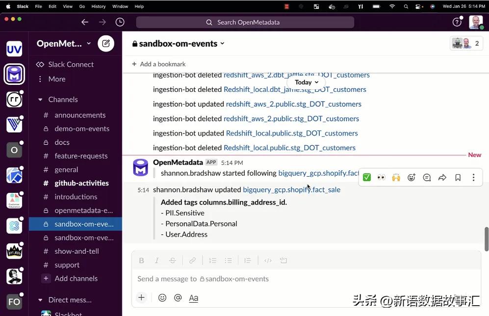  OpenMetadata 事件通知 Webhook _大数据 元数据管理_OpenMetadata 活动动态 