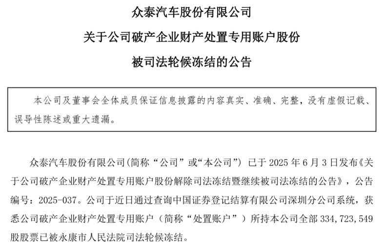 众泰控股股票_众泰汽车警示函 浙江证监局处罚 众泰汽车退市风险
