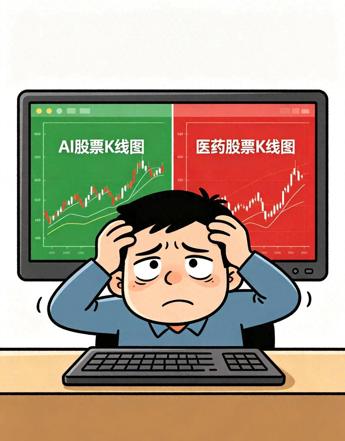 散户追涨杀跌误区_AI回调医药反弹_投机性股票